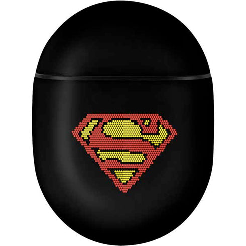 DC Comics Superman Logo Pixels Google Pixel Buds Skin